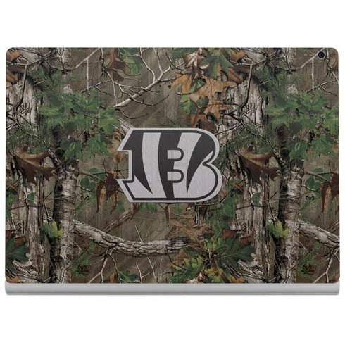 NFL Cincinnati Bengals Realtree Xtra Green Camo Surface Book 2 13.5in Skin